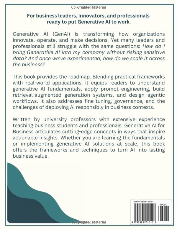 Generative AI for Business: Frameworks, Techniques, and Governance