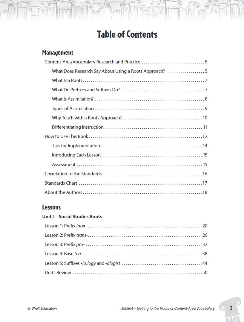 Getting to the Roots of Content-Area Vocabulary Level 4