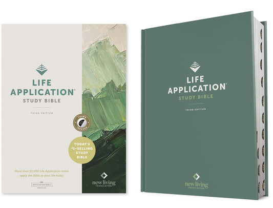 NLT Life Application Study Bible, Third Edition (Red Letter, Hardcover, Indexed) Tyndale NLT Bible with Thumb Index, Updated Study Notes and Features, Full Text New Living Translation