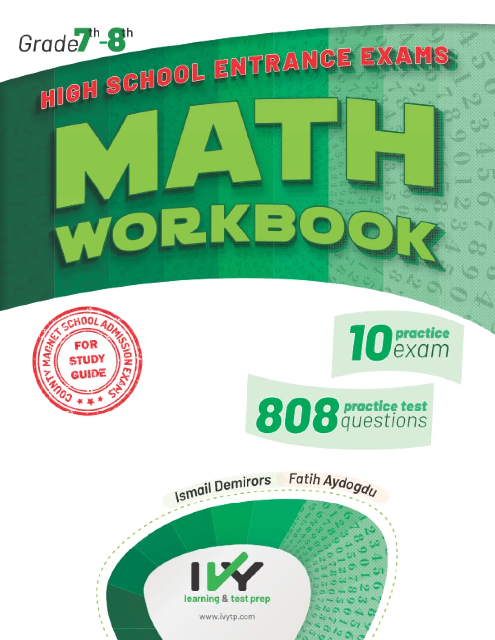 High School Entrance Exams Math Workbook: 808 Test Questions and 10 Practice Exam