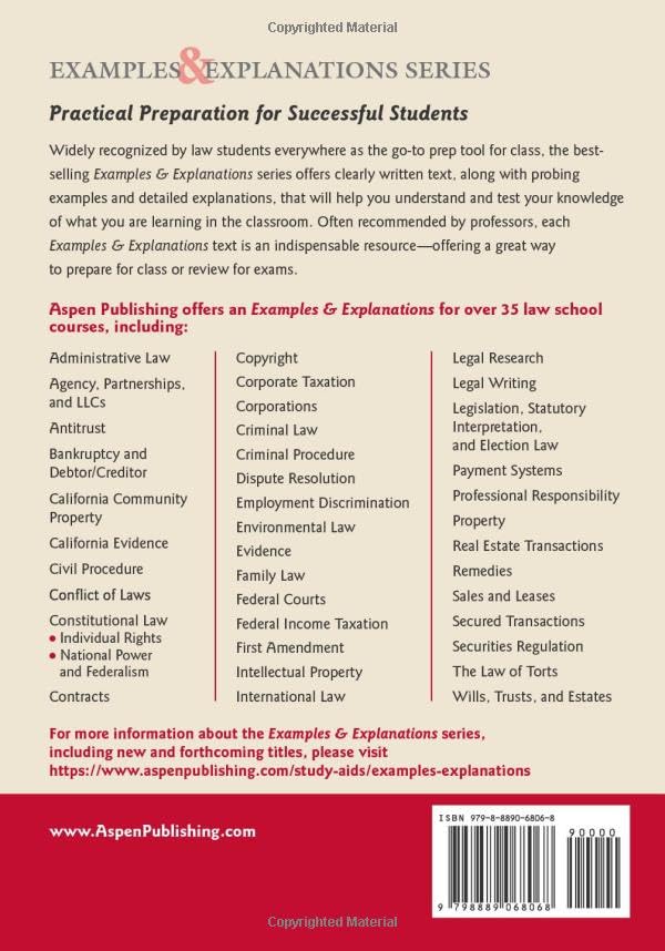 Examples & Explanations for Criminal Law