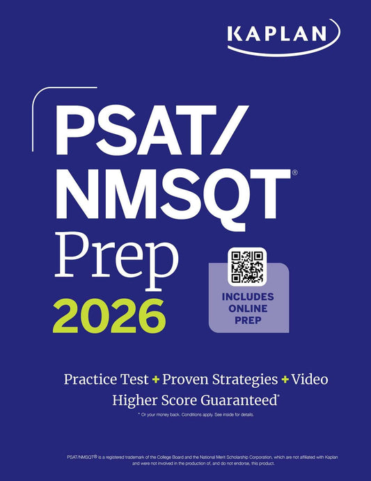 PSAT/NMSQT Prep 2026: Includes a Full Length Practice Test + 100s of Practice Questions + 1 Year Access Online Quizzes and Video Instruction (Kaplan Test Prep)