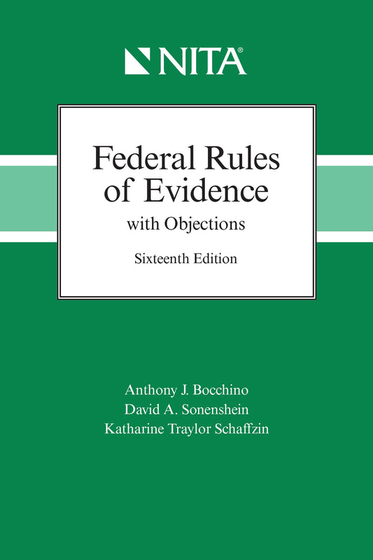 Federal Rules of Evidence with Objections (NITA)