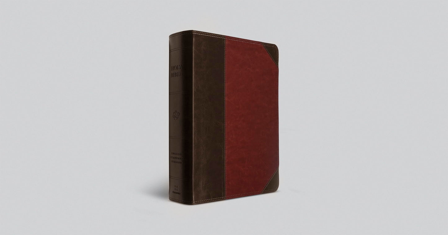 ESV Super Giant Print Bible (TruTone, Brown/Cordovan, Portfolio Design): Holy Bible, English Standard Version