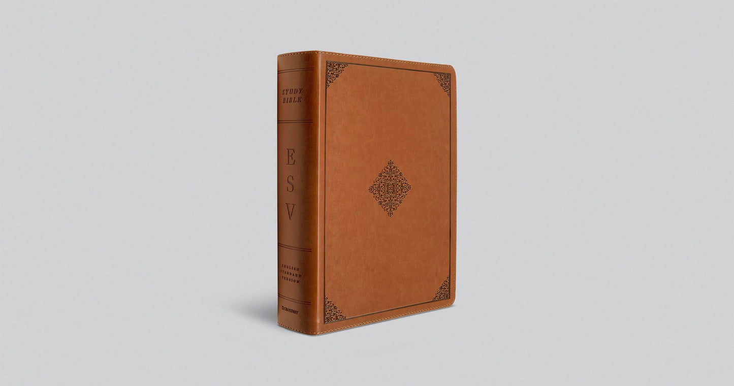 ESV Study Bible (TruTone, English Saddle, Ornament Design): Holy Bible, English Standard Version