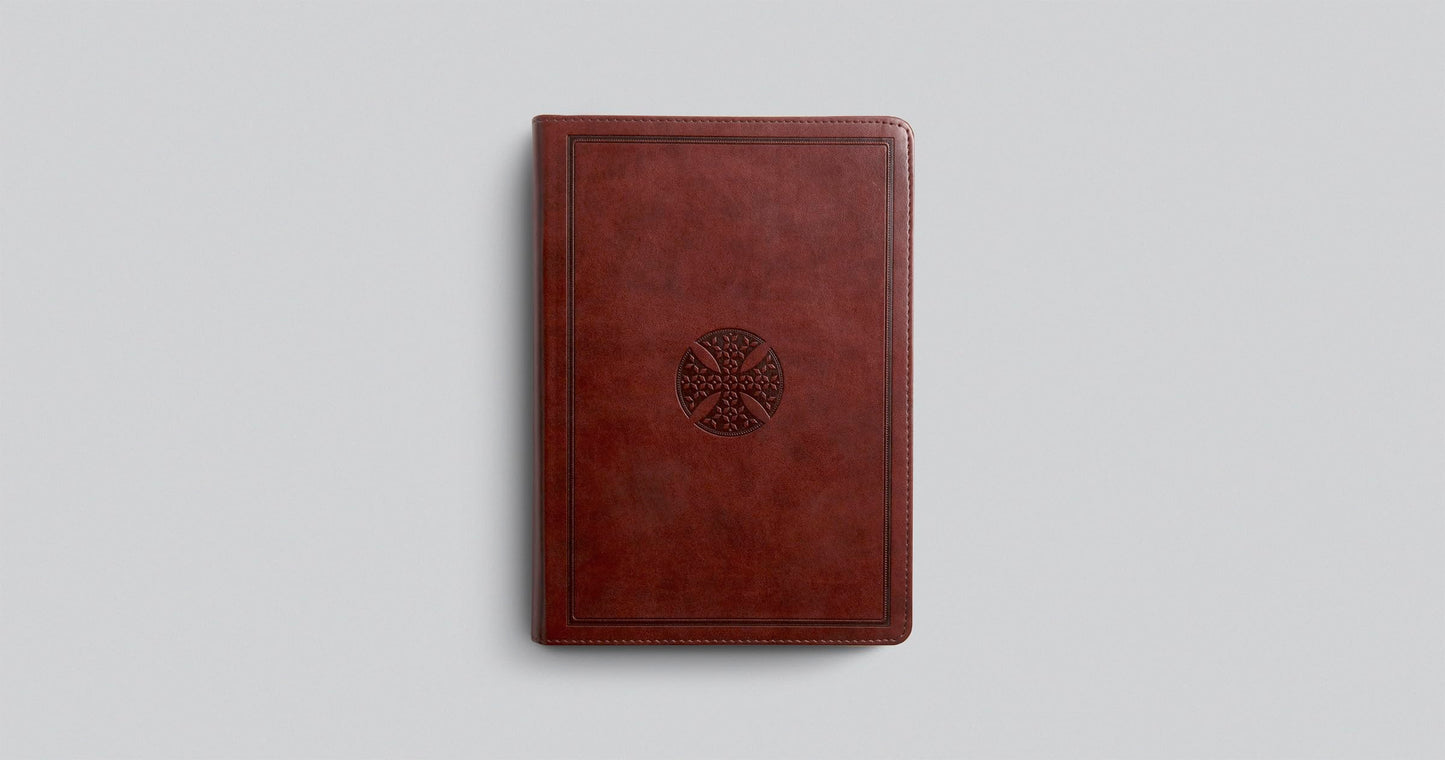 ESV Journaling Bible, Interleaved Edition (TruTone, Mahogany, Mosaic Cross Design): Holy Bible, English Standard Version