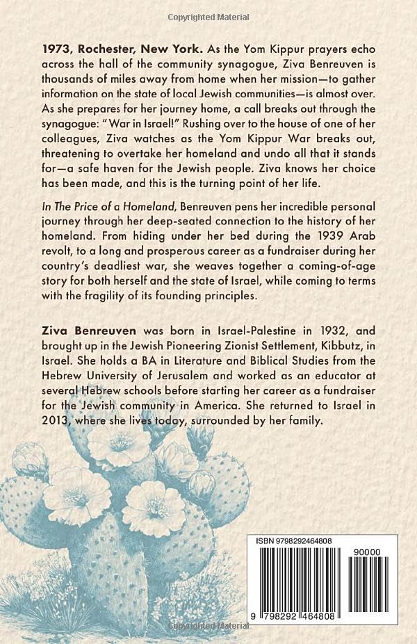 The Price of a Homeland: One Woman’s Fight for the Future of the Jewish Nation in the Heart of America