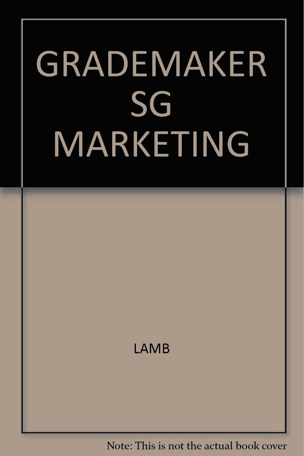 Grademaker Study Guide to accompany Marketing