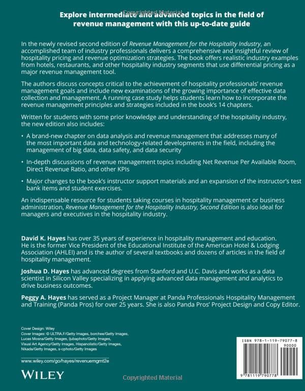 Revenue Management for the Hospitality Industry