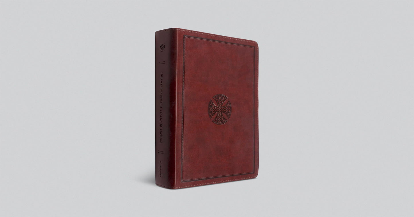 ESV Journaling Bible, Interleaved Edition (TruTone, Mahogany, Mosaic Cross Design): Holy Bible, English Standard Version