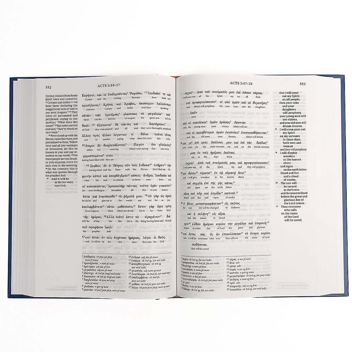 Greek-English Interlinear CSB New Testament, Hardcover, Black Letter, NA28 Greek Text, English Gloss, Parsing Tools, Study Bookmark, Full CSB Text, Translation Notes, Easy-to-Read Type