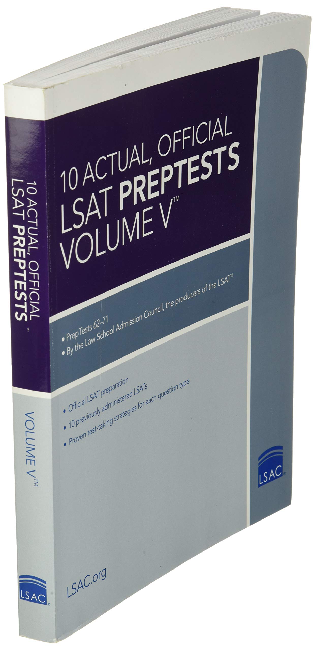 10 Actual, Official LSAT Preptests (5) (Lsat Series)