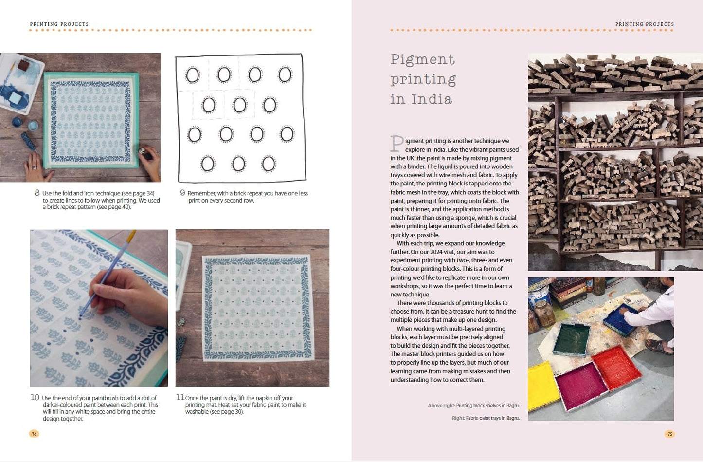 Indian Block Printing: An Inspirational Project Book