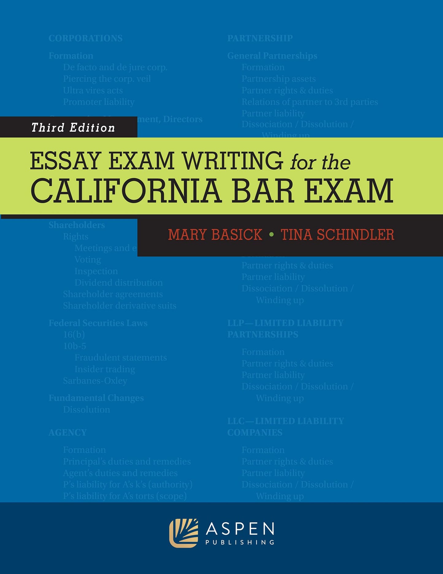 Essay Exam Writing for the California Bar Exam (Bar Review Series)