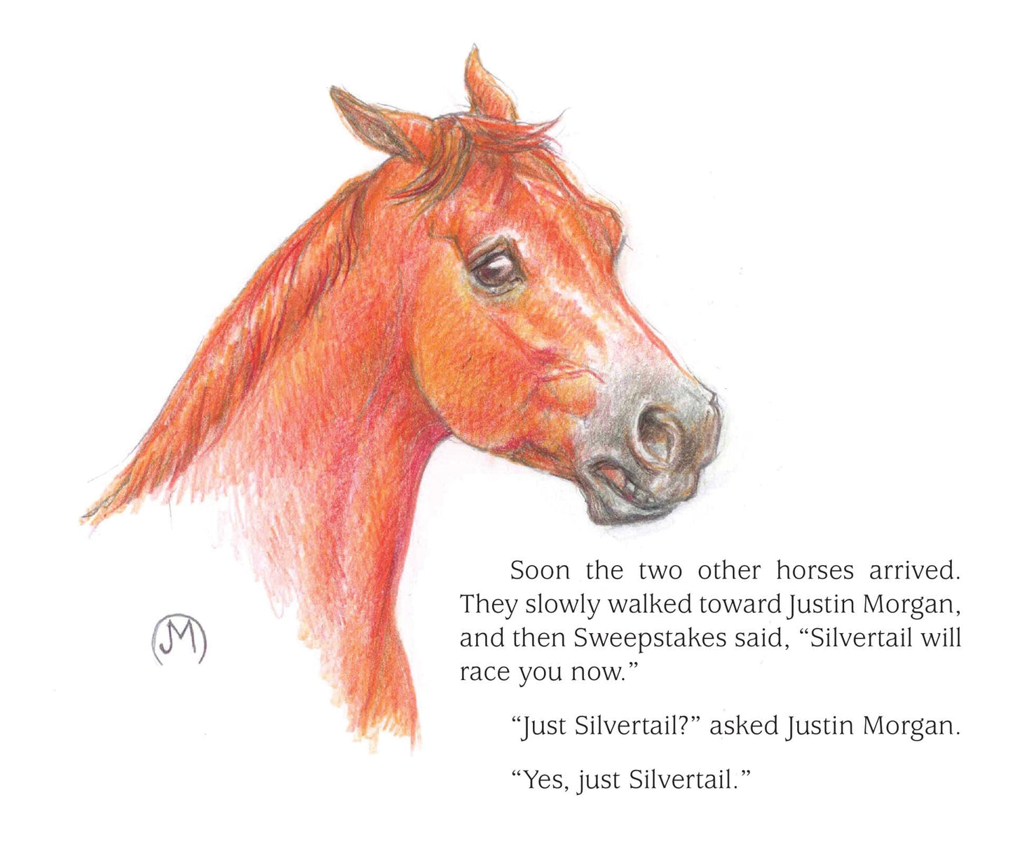 Justin Morgan and the Big Horse Race