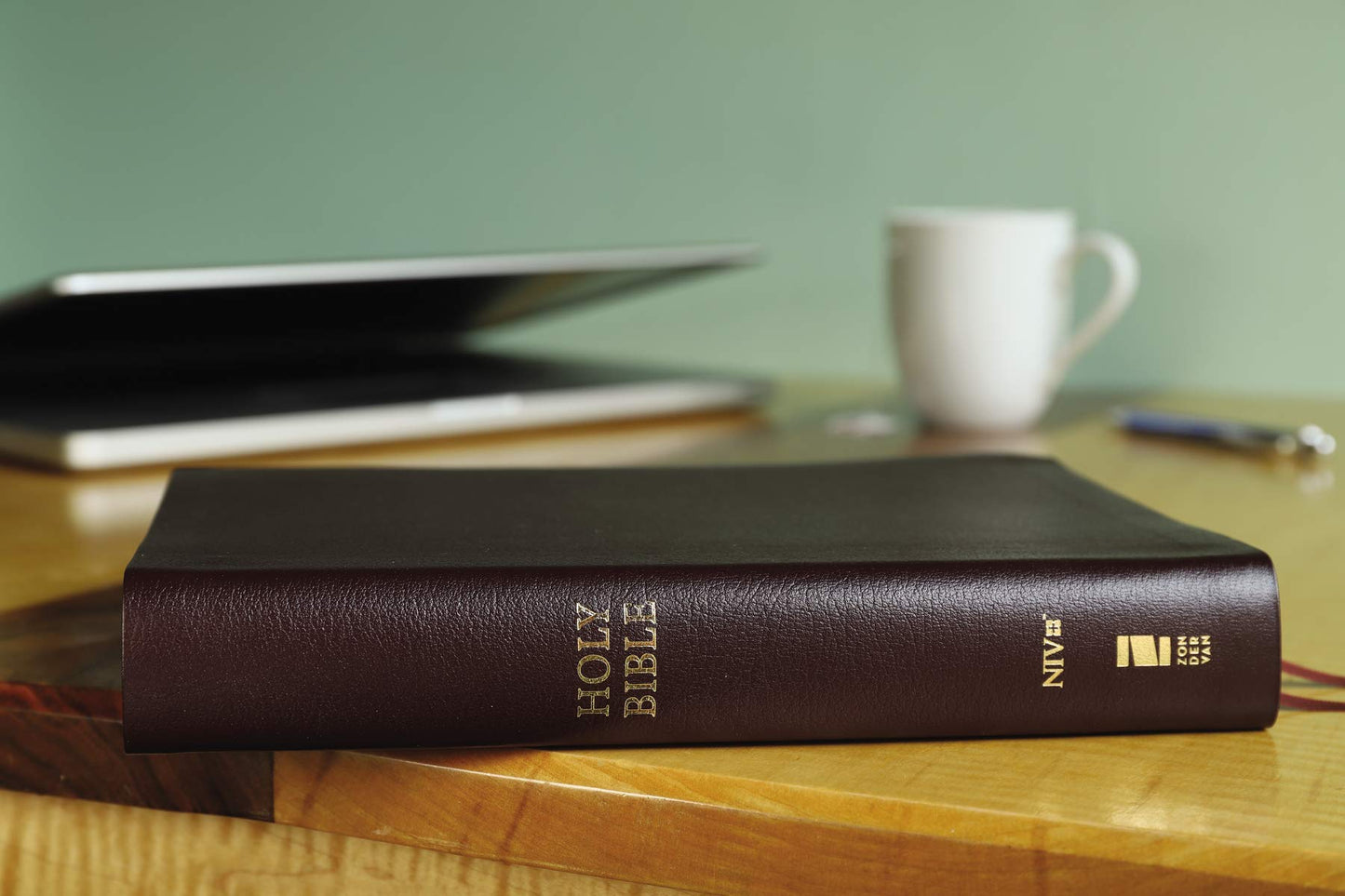 NIV, Reference Bible, Giant Print, Bonded Leather, Burgundy, Red Letter, Comfort Print