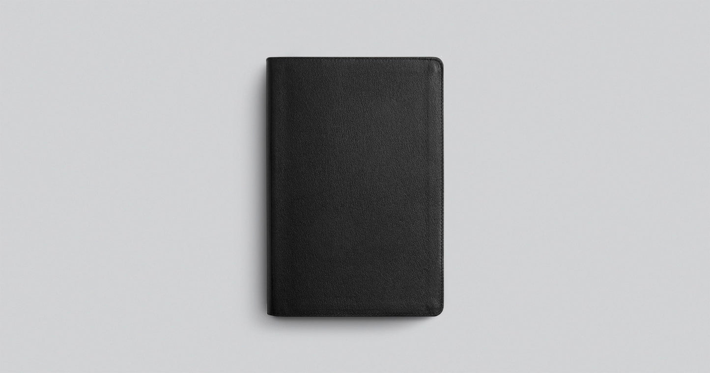 ESV Everyday Gospel Bible: Connecting Scripture to All of Life (Genuine Leather, Black)