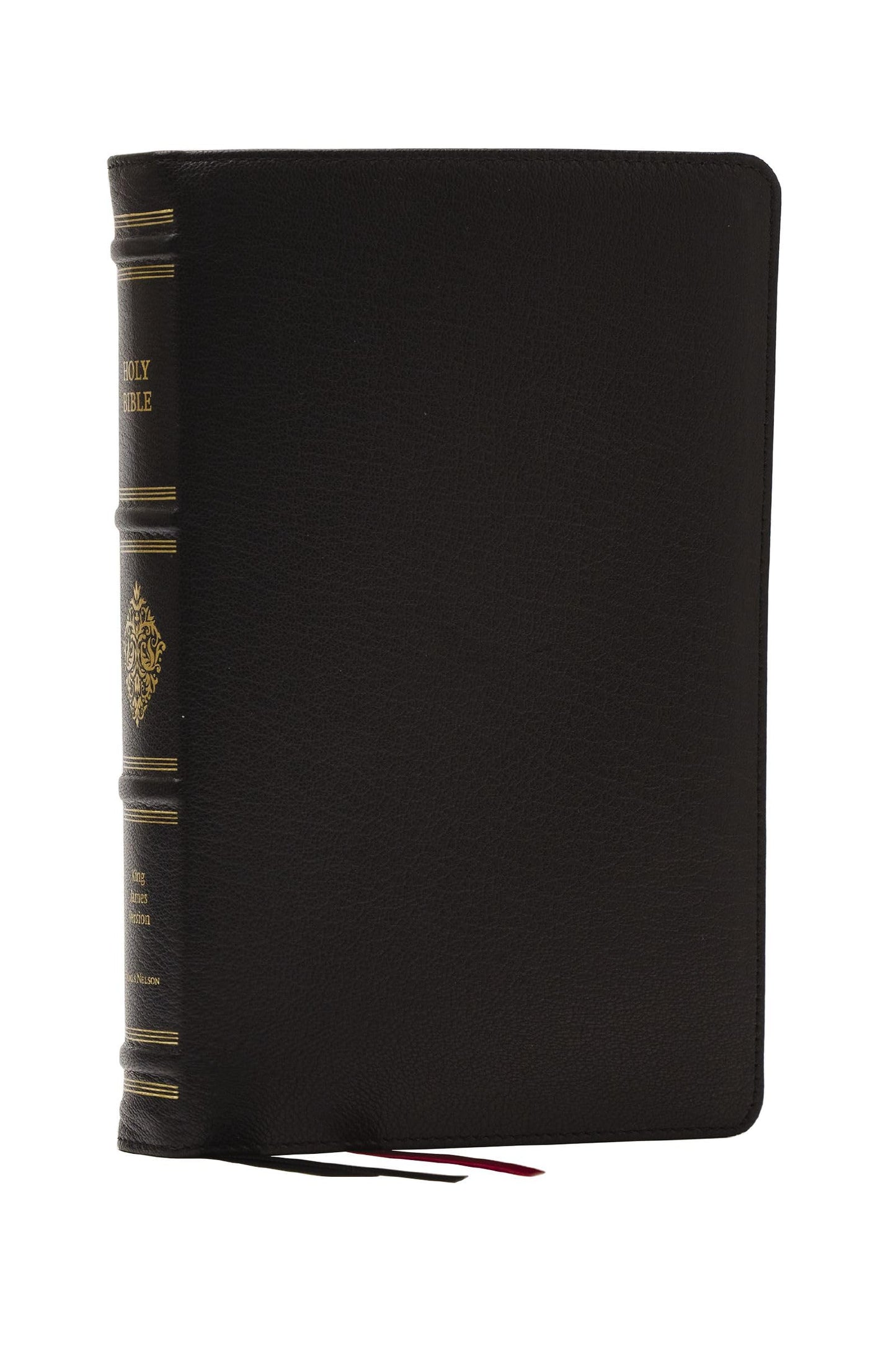 KJV, Personal Size Reference Bible, Sovereign Collection, Black Premium Goatskin Leather, Premier Collection, Comfort Print