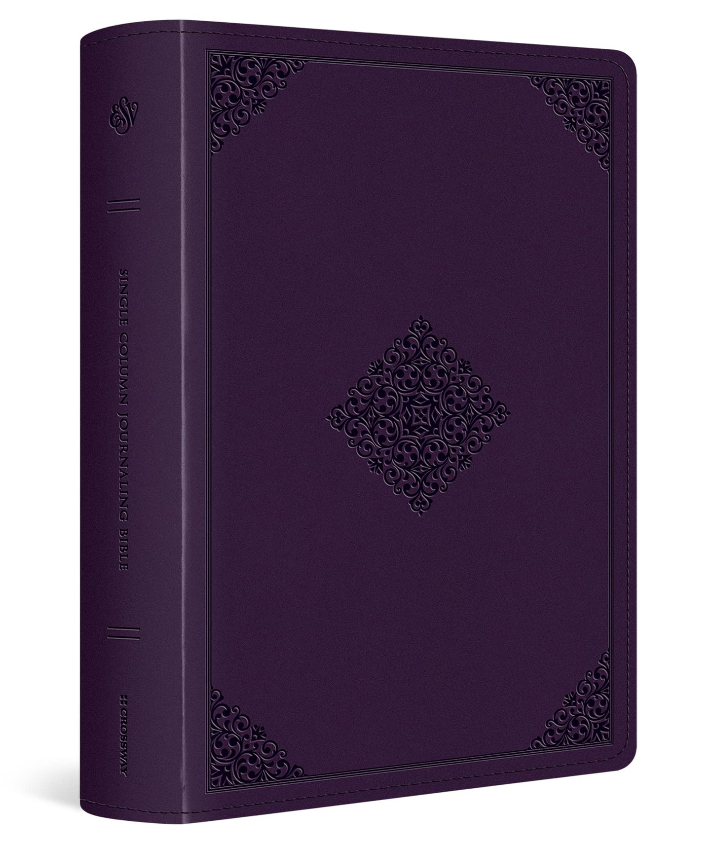 ESV Single Column Journaling Bible, Large Print (TruTone, Lavender, Ornament Design): Holy Bible, English Standard Version