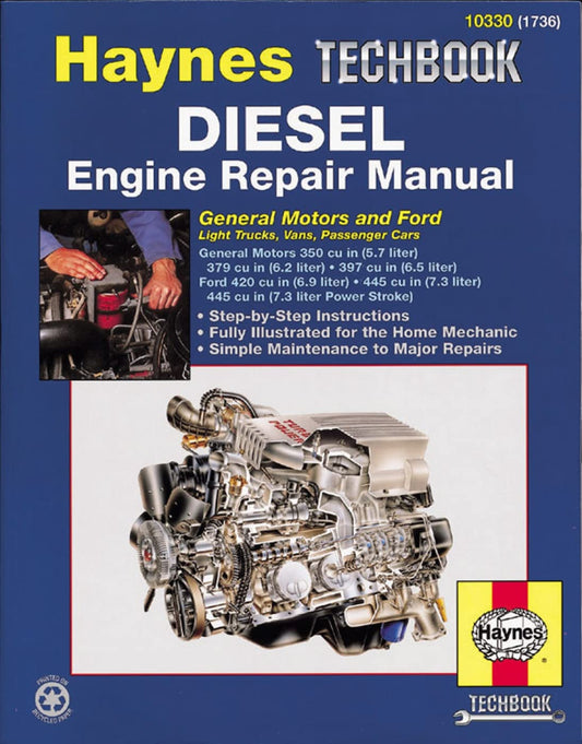 Ford & GM Diesel Engine Repair Haynes TECHBOOK
