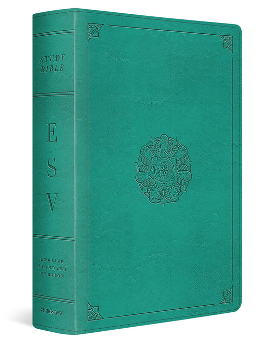 ESV Study Bible (TruTone, Turquoise, Emblem Design): Holy Bible, English Standard Version