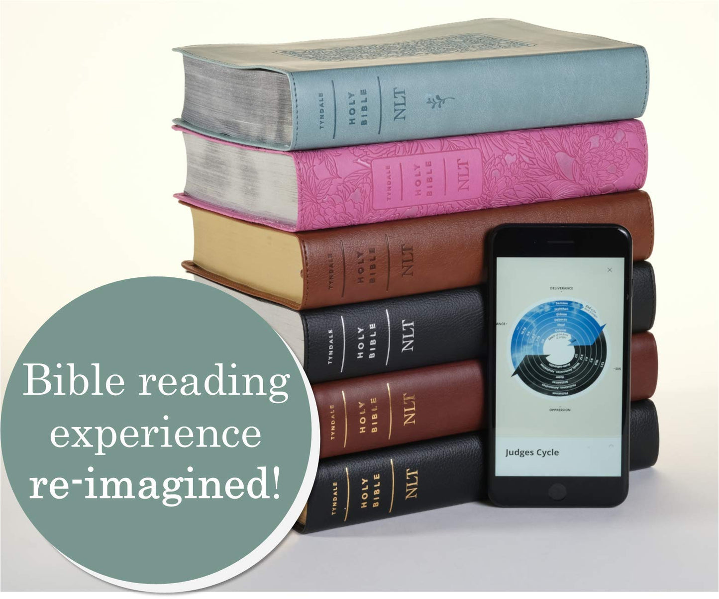 NLT Personal Size Giant Print Bible, Filament Enabled (Genuine Leather, Brown, Red Letter): Includes Free Access to the Filament Bible App Delivering Study Notes, Devotionals, Worship Music, and Video