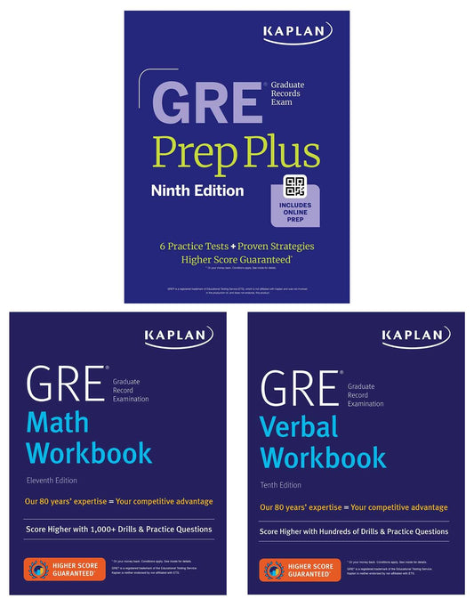 GRE Complete Ninth Edition (2026): Includes 6 Full Length Practice Tests, 2500+ Practice Questions + Online Access to 1000+ Question Bank, Video ... a Kaplan Live Online Class (Kaplan Test Prep)