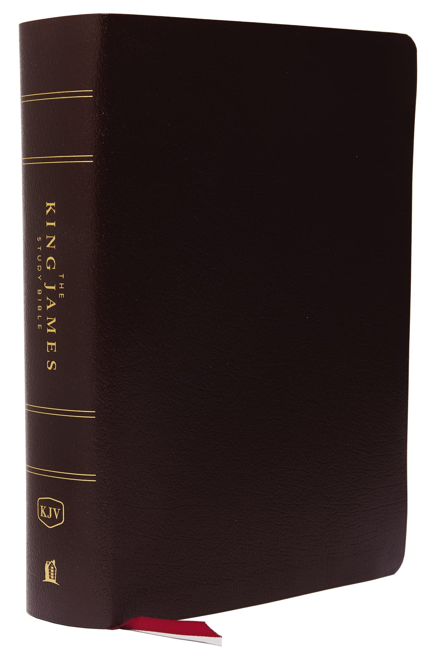 KJV, The King James Study Bible, Bonded Leather, Burgundy, Thumb Indexed, Red Letter, Full-Color Edition: Holy Bible, King James Version