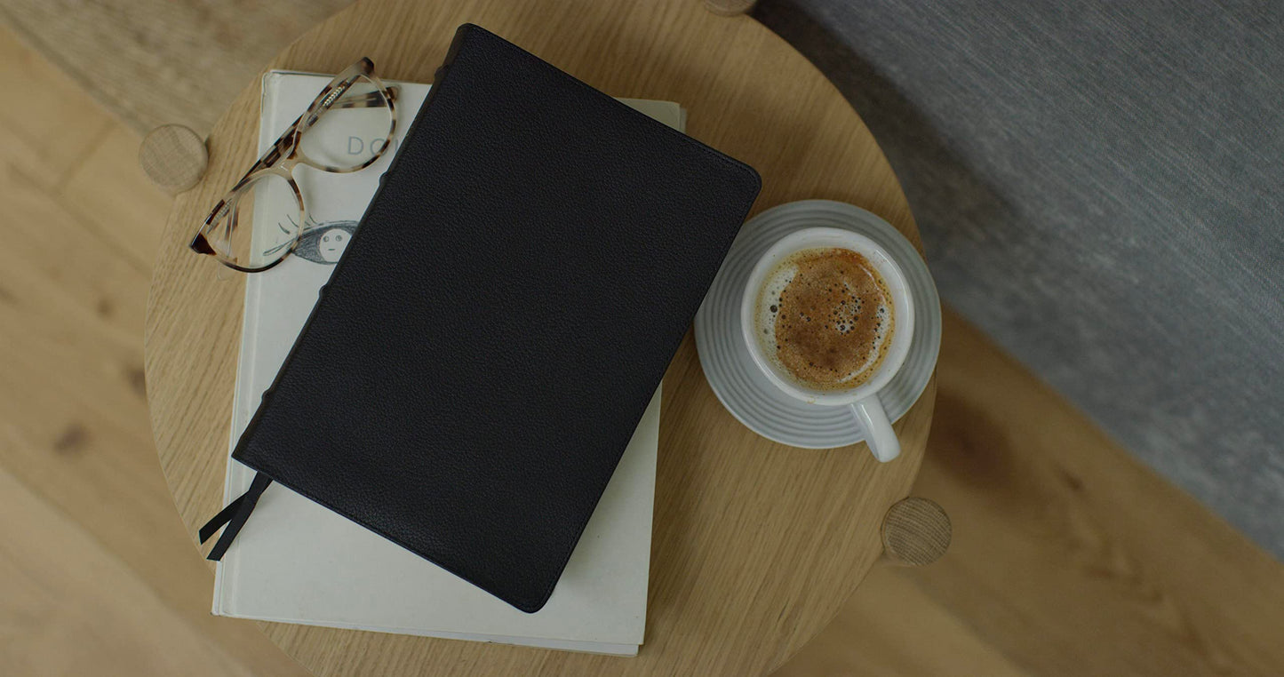 ESV Preaching Bible, Verse-by-Verse Edition (Goatskin, Black): Holy Bible, English Standard Version