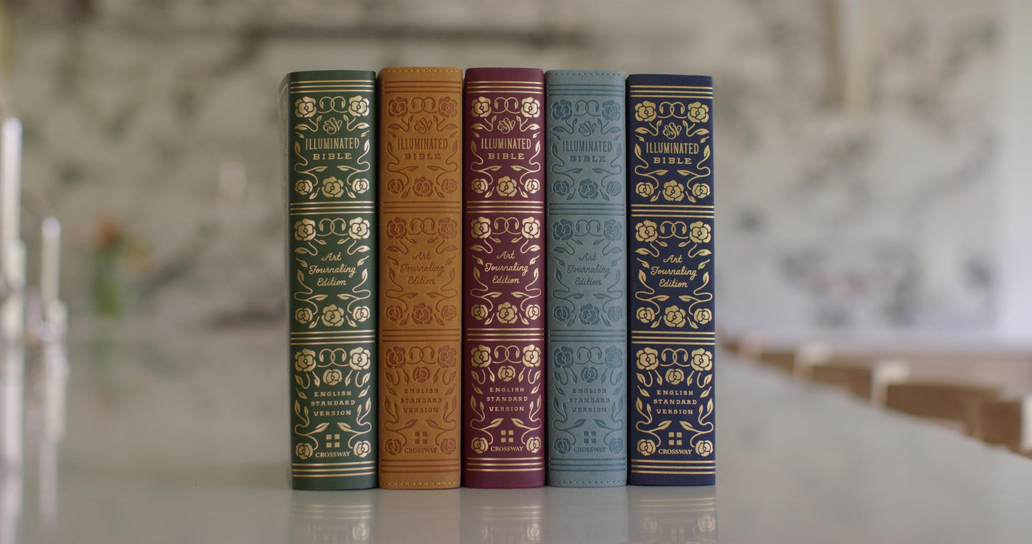 ESV Illuminated Bible, Art Journaling Edition (TruTone, Burgundy)