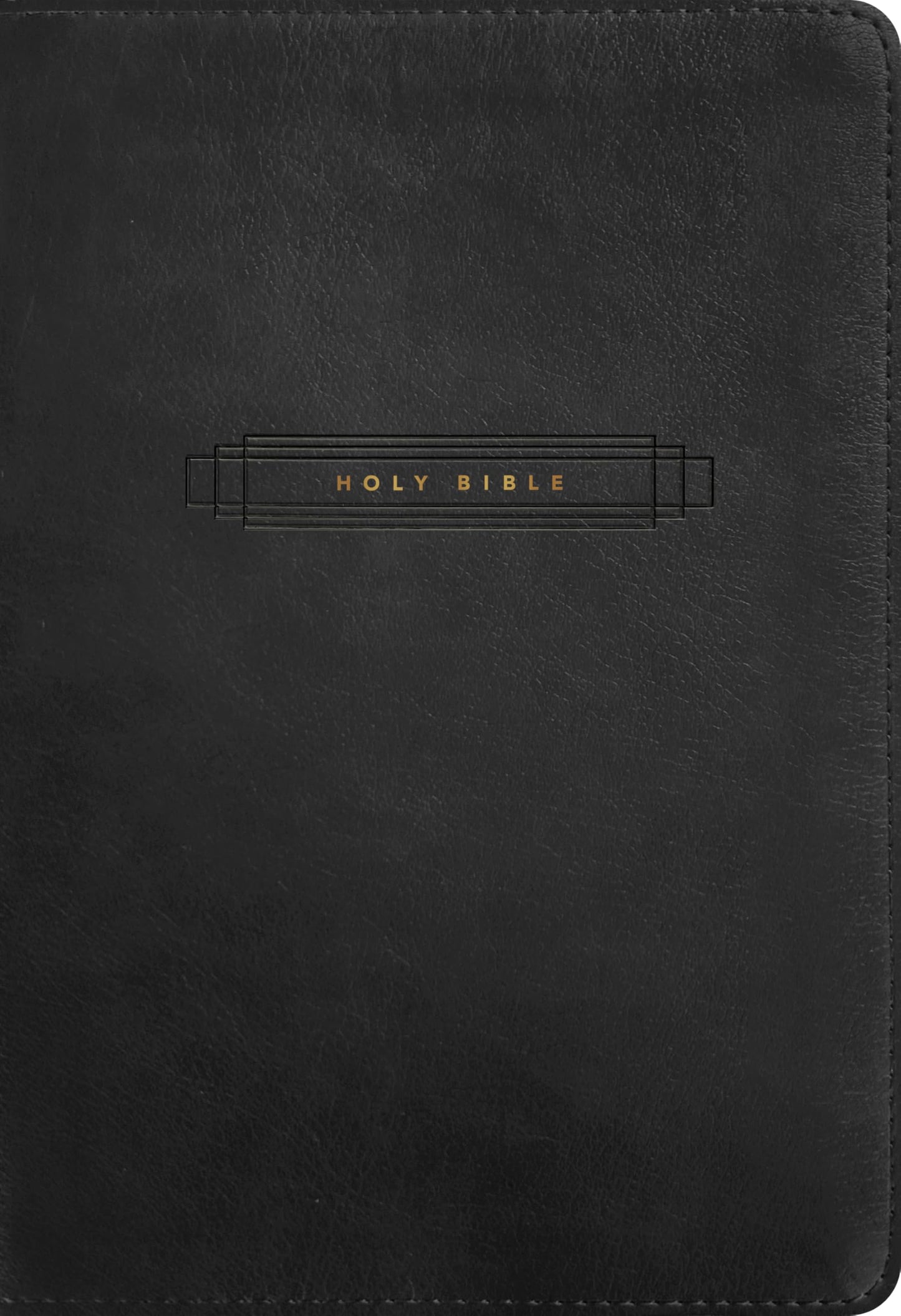 NLT Large Print Thinline Center-Column Reference Bible, Filament Enabled (LeatherLike, Black Holy Windows, Indexed, Red Letter)