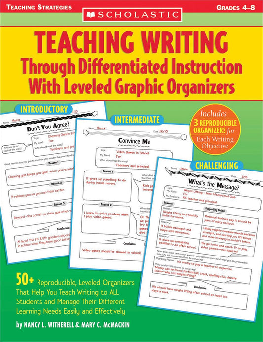 Teaching Writing Through Differentiated Instruction With Leveled Graphic Organizers (Teaching Strategies)