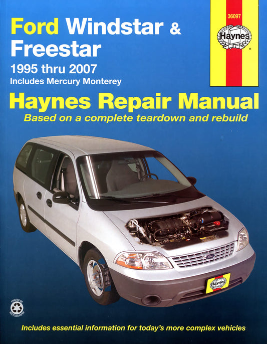 Ford Windstar (95-03) & Freestar & Mercury Monterey (04-07) Haynes Repair Manual