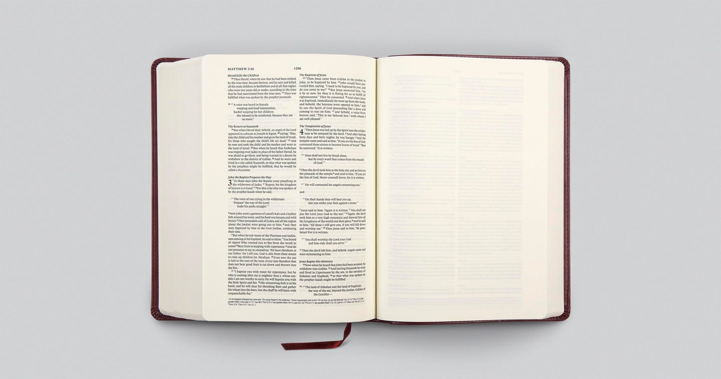 ESV Journaling Bible, Interleaved Edition (TruTone, Mahogany, Mosaic Cross Design): Holy Bible, English Standard Version