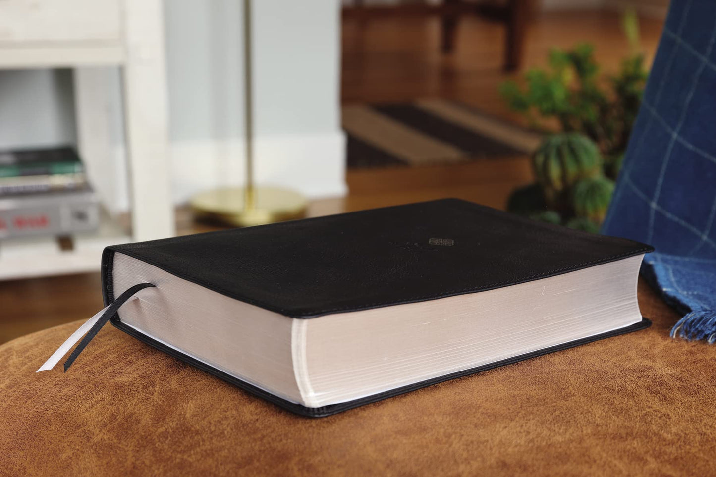 NIV, Men's Devotional Bible (By Men, for Men), Large Print, Leathersoft, Black, Comfort Print