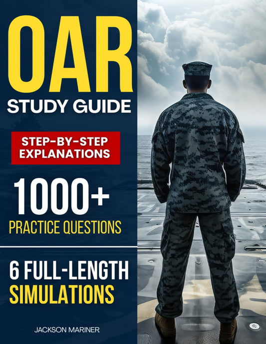 OAR Study Guide: 1000+ Practice Questions & 6 Full-Length Simulation with Step-by-Step Explanations, Proven Test Strategies and Realistic Practice to Build Confidence and Reduce Exam Stress