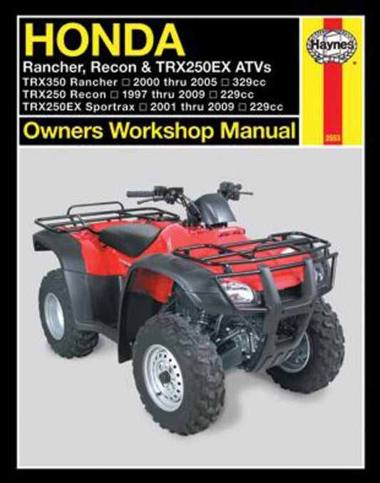 Honda Rancher, Recon & TRX250EX ATV's (Owners' Workshop Manual)