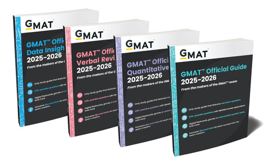 GMAT Official Guide 2025-2026 Bundle: Books + Online Question Bank