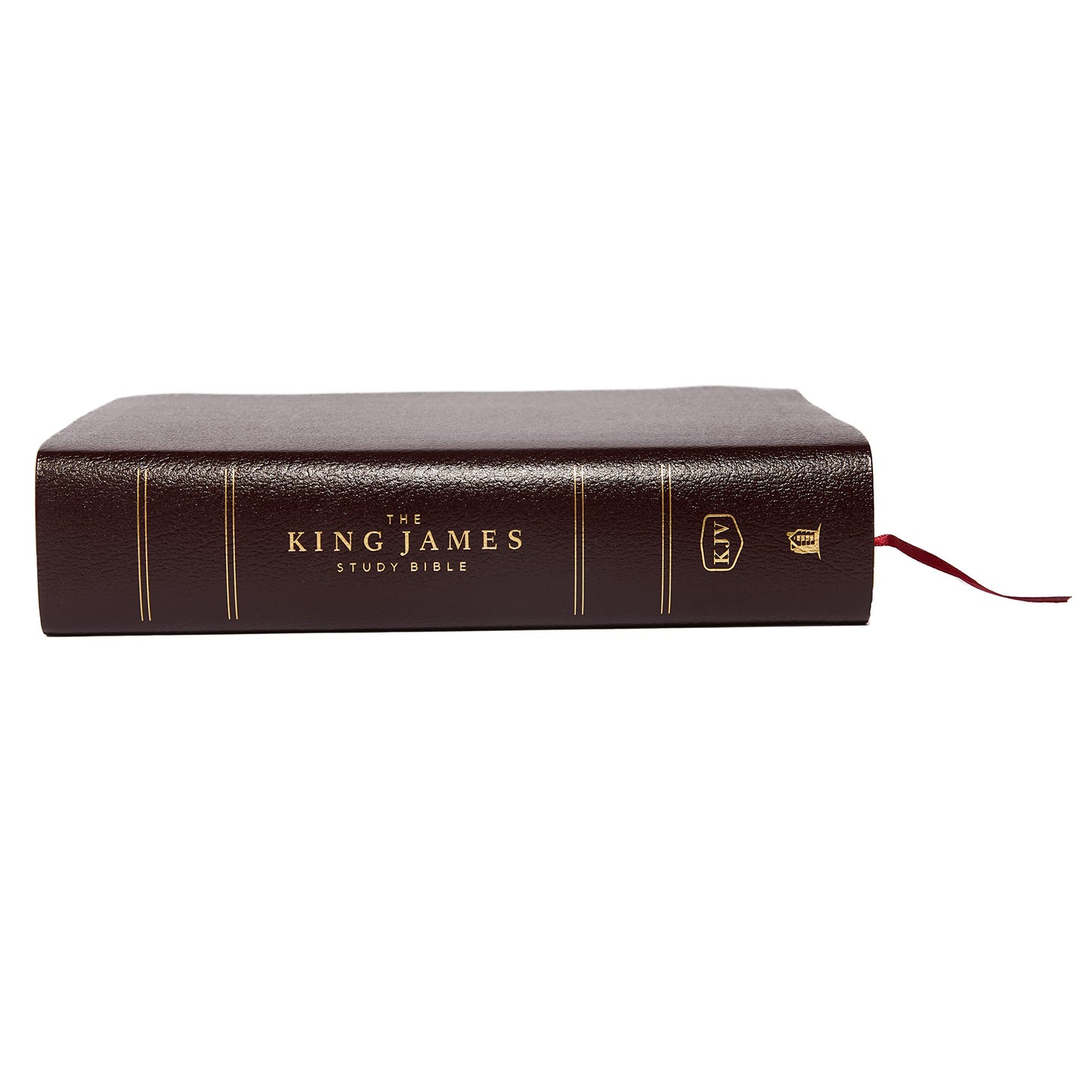 KJV, The King James Study Bible, Bonded Leather, Burgundy, Red Letter, Full-Color Edition: Holy Bible, King James Version