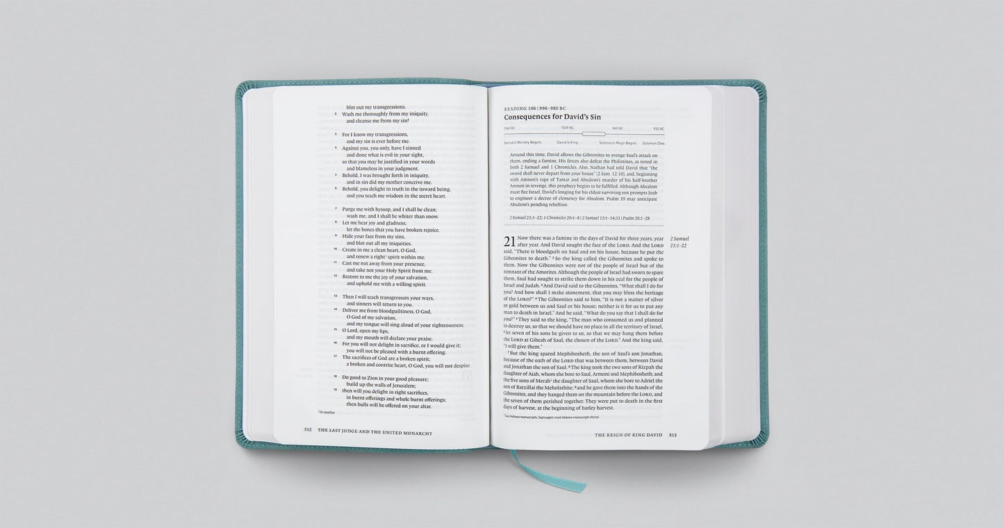 ESV Chronological Bible (TruTone, Paris Sky, Fleur-de-lis Design): Holy Bible, English Standard Version