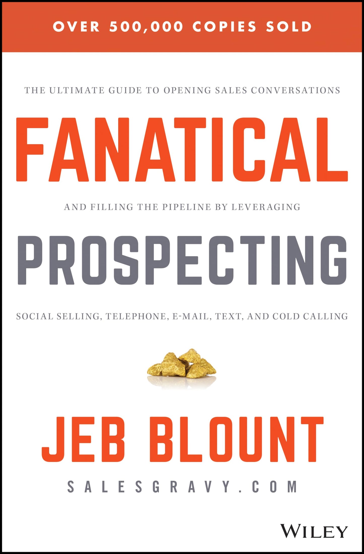 Fanatical Prospecting: The Ultimate Guide to Opening Sales Conversations and Filling the Pipeline by Leveraging Social Selling, Telephone, Email, Text, and Cold Calling (Jeb Blount)
