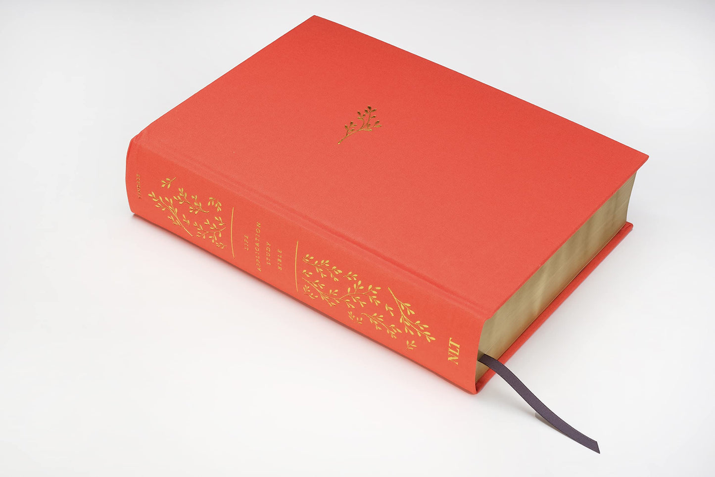 NLT Life Application Study Bible, Third Edition (Hardcover Cloth, Coral, Red Letter)