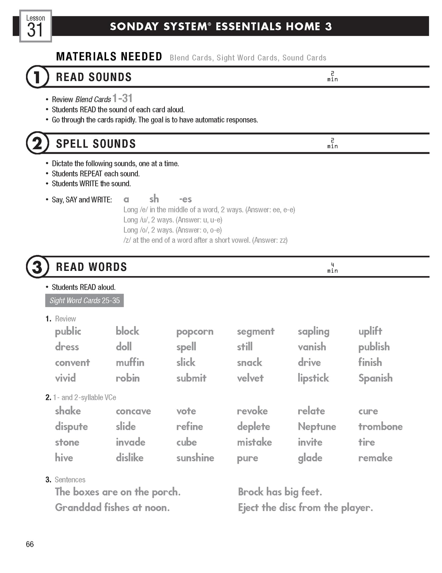 Grade 3 Sonday Systems Essential Home