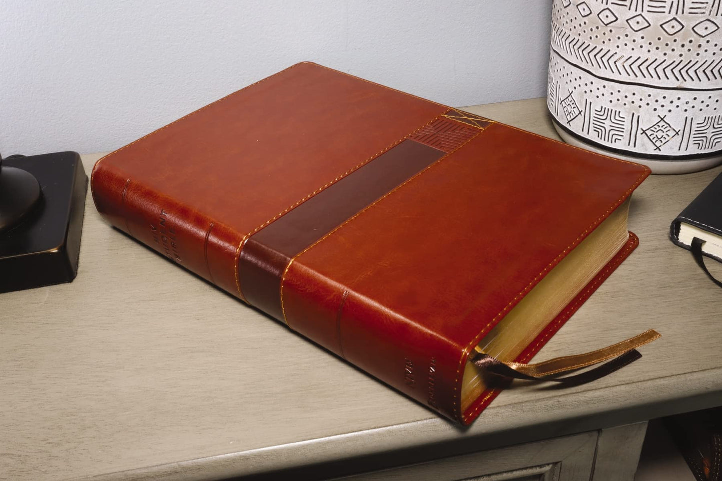 NIV, Student Bible, Leathersoft, Brown, Comfort Print
