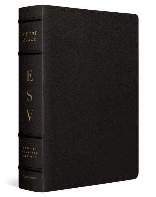 ESV Study Bible, Large Print (Buffalo Leather, Deep Brown): Holy Bible, English Standard Version