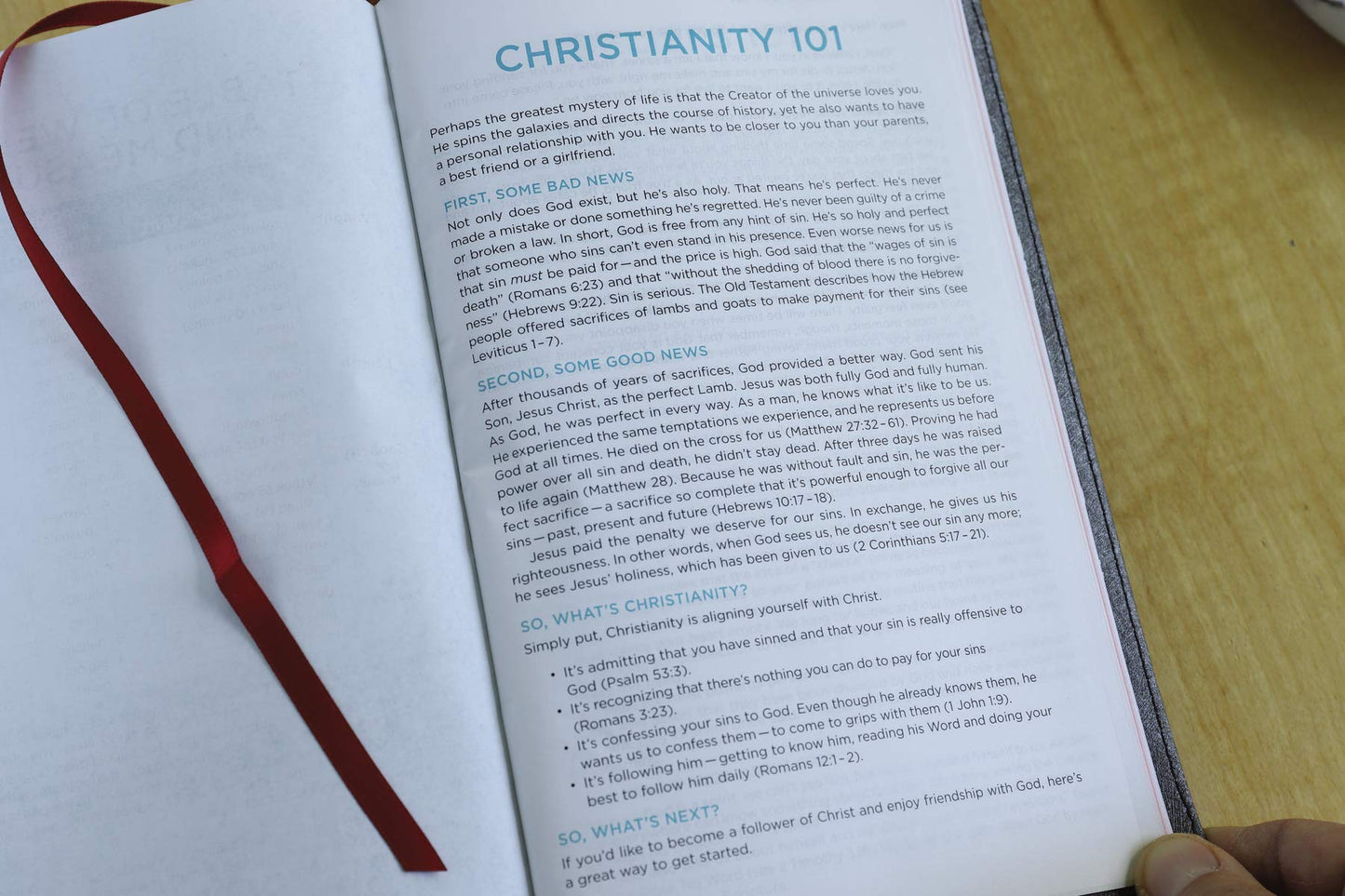 NIV, Revolution Bible, Leathersoft, Gray/Navy: The Bible for Teen Guys