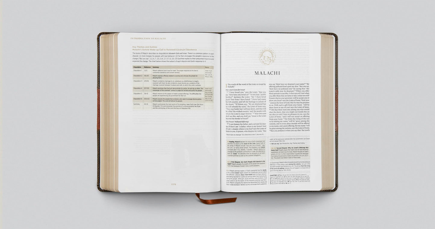 ESV Men's Study Bible (TruTone, Forest/Tan, Trail Design): Holy Bible, English Standard Version