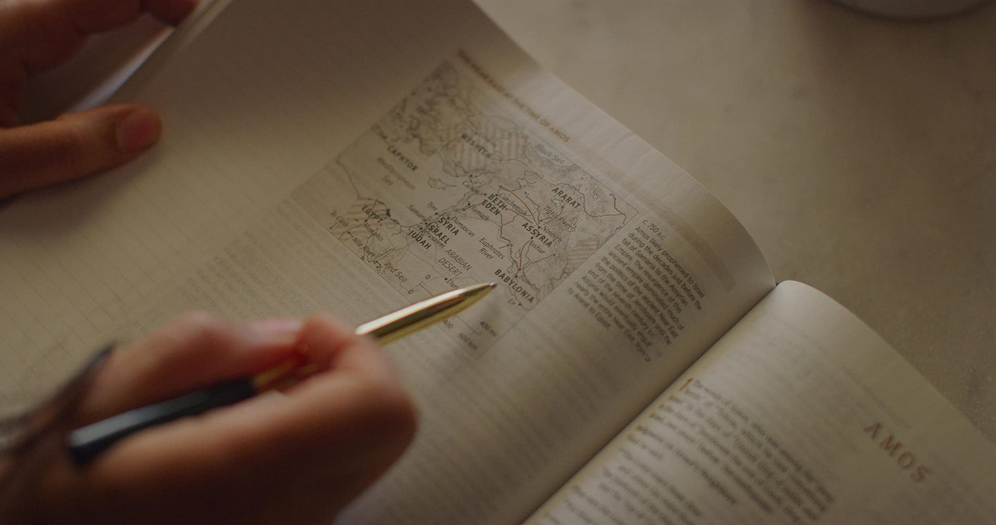 ESV Journaling Study Bible (Natural Leather, Brown, Flap with Strap): Holy Bible, English Standard Version