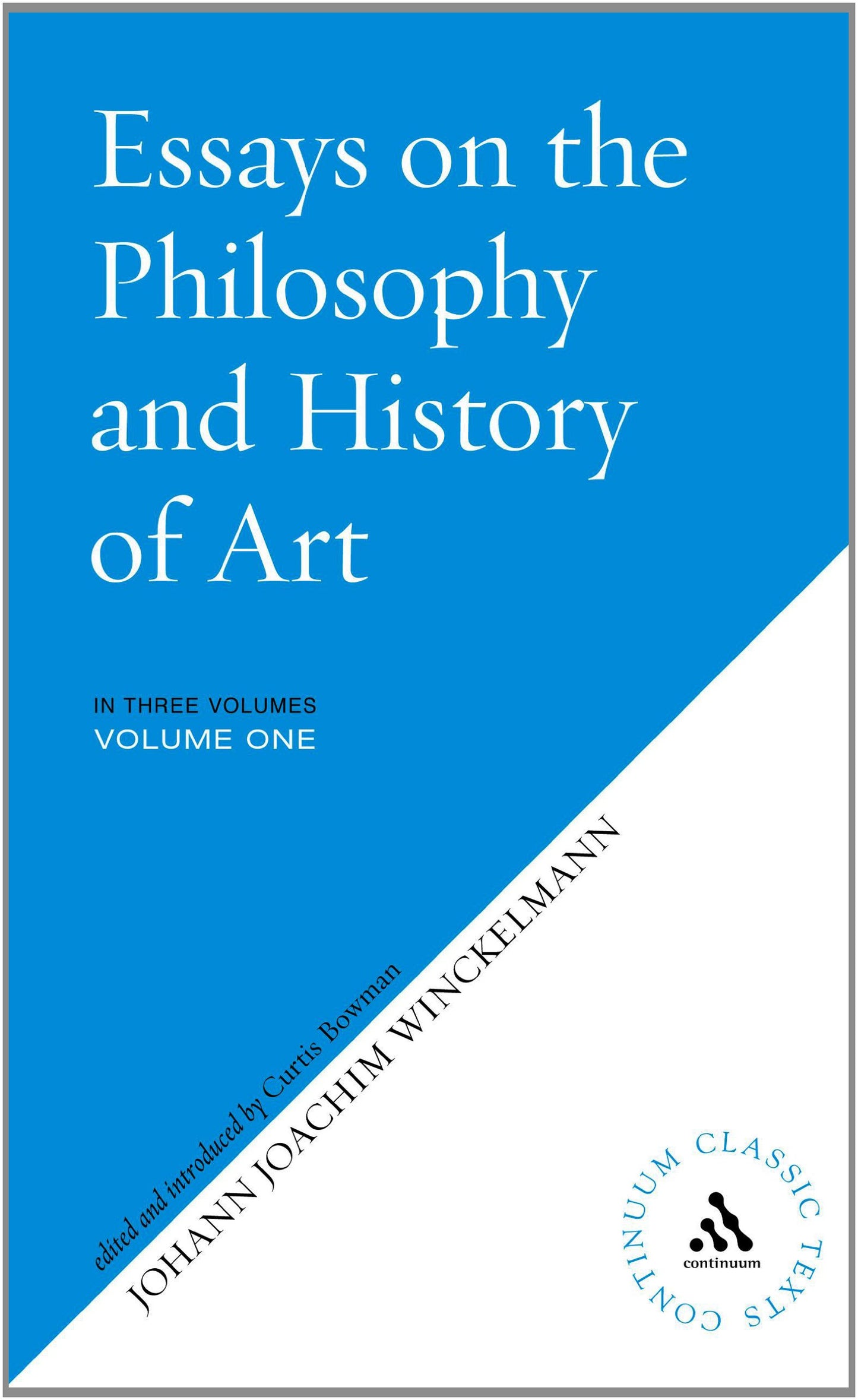 Essays on the Philosophy and History of Art (Continuum Classic Texts)