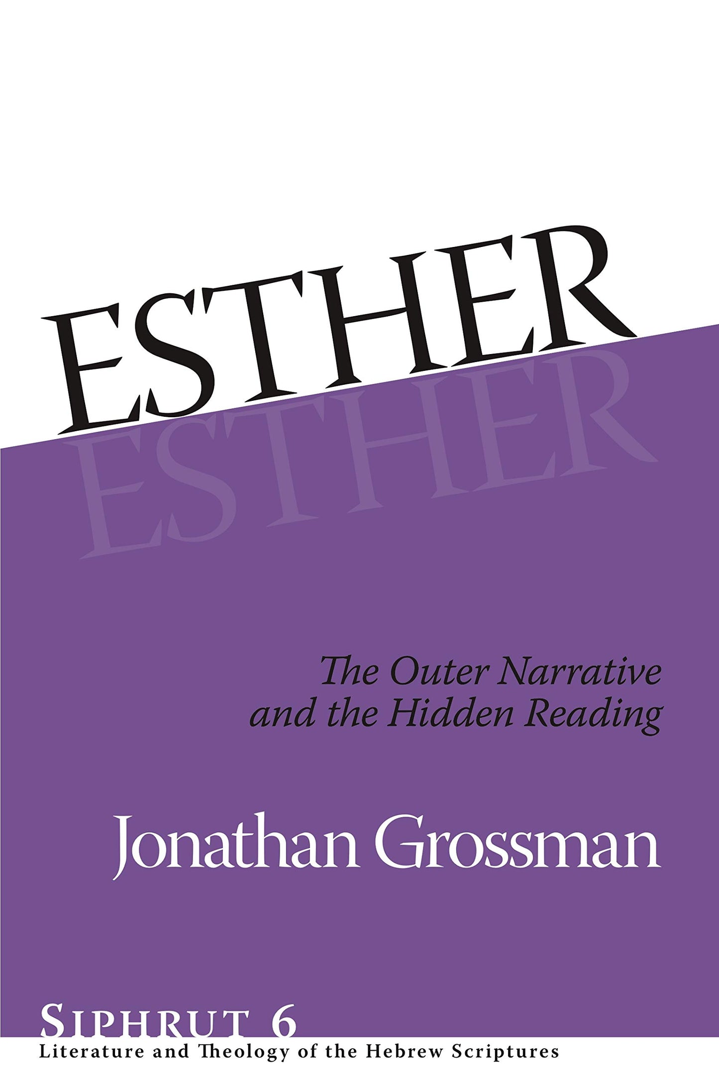 Esther: The Outer Narrative and the Hidden Reading (Siphrut: Literature and Theology of the Hebrew Scriptures)